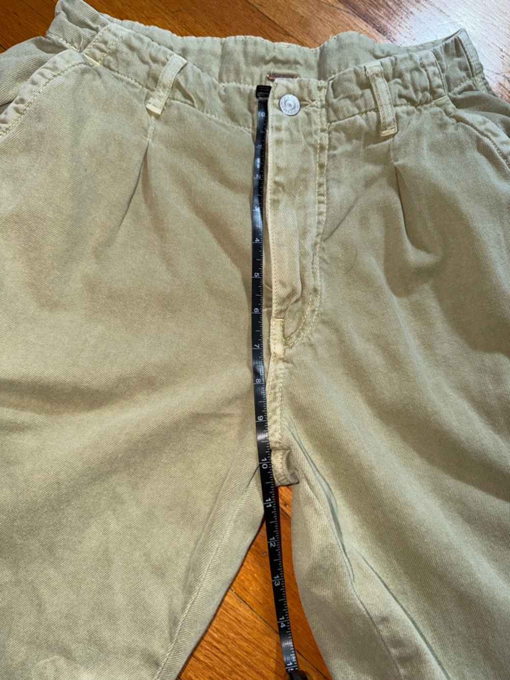 Free People Washed Cargo Joggers in Sage - Picture 5 of 10